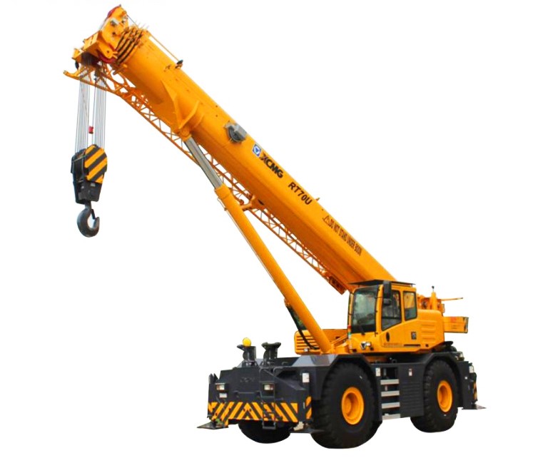 XCMG Official 70 Ton Rough Terrain Hydraulic Crane RT70U China New Rough Crane Price